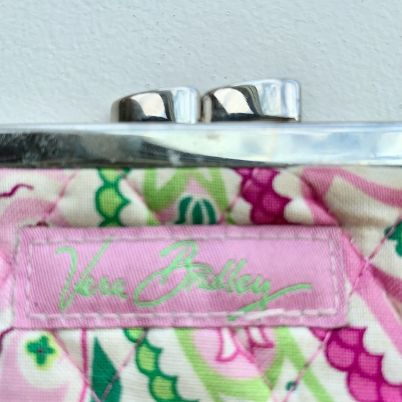 Vera Bradley Pinwheel Pink Coin Purse - Picture 2 of 11